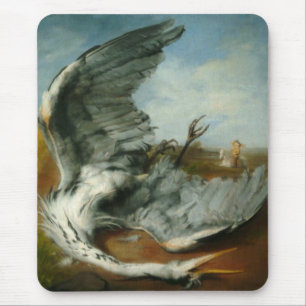 Verwundete Heron (von George Frederick Watts) Mousepad