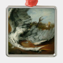 Verwundete Heron (von George Frederick Watts) Ornament Aus Metall