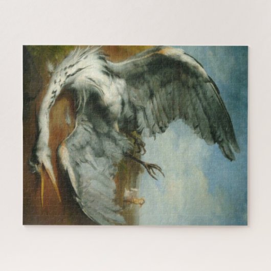 Verwundete Heron (von George Frederick Watts) Puzzle (Horizontal)
