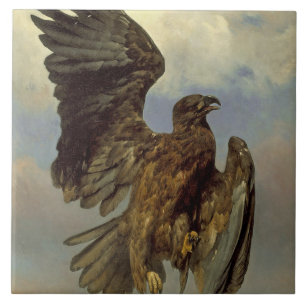 Verwundeter Adler (von Rosa Bonheur) Fliese