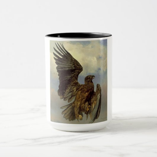 verwundeter Adler (von Rosa Bonheur) Tasse (Zentrum)