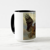 verwundeter Adler (von Rosa Bonheur) Tasse (Vorderseite Links)