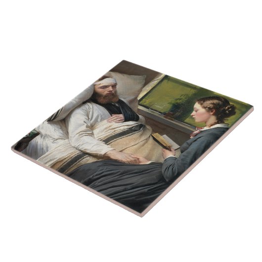 Verwundeter Krieger (von Elisabeth Jerichau-Bauman Fliese (Seite)