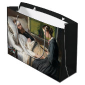 Verwundeter Krieger (von Elisabeth Jerichau-Bauman Große Geschenktüte (Rückseite Schrägansicht)