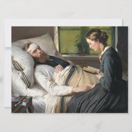 Verwundeter Krieger (von Elisabeth Jerichau-Bauman Karte