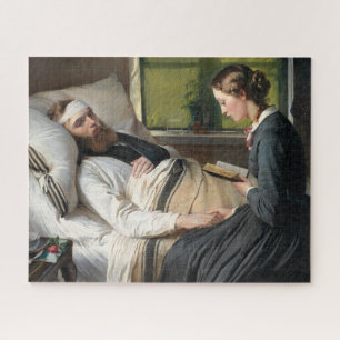 Verwundeter Krieger (von Elisabeth Jerichau-Bauman Puzzle