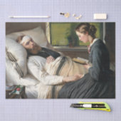 Verwundeter Krieger (von Elisabeth Jerichau-Bauman Seidenpapier (Handwerk)