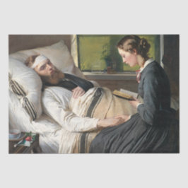 Verwundeter Krieger (von Elisabeth Jerichau-Bauman Seidenpapier