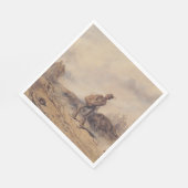 Verwundeter Soldat nach der Schlacht (Kriegsszene) Serviette (Ecke)