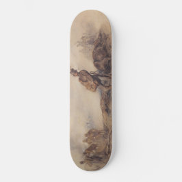 Verwundeter Soldat nach der Schlacht (Kriegsszene) Skateboard