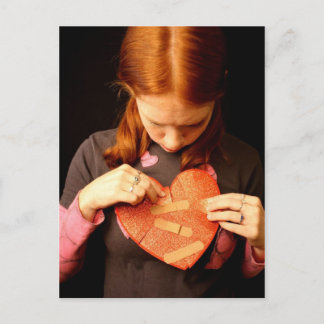 verwundetes Herz Postkarte