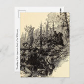 Verwundung von General Longstreet Postkarte (Vorne/Hinten)