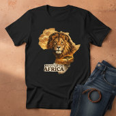 Verwurzelt in Afrika Löwe Tri-Blend Shirt