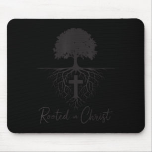 Verwurzelt in Christus Christliche Kinder Männer G Mousepad