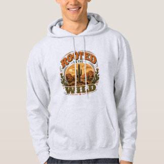 Verwurzelt in der wilden Kaktee Hoodie