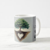 Verwurzelt in Liebe Kaffeetasse (VorderseiteRechts)