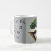 Verwurzelt in Liebe Kaffeetasse (Vorderseite Links)