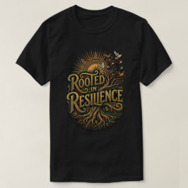 Verwurzelt in Resilienz Frohen Juneteenth-Tag Adin T-Shirt