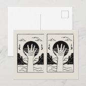 Verwurzelt Postkarte (Vorne/Hinten)