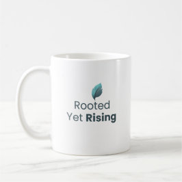 Verwurzelt und doch aufstrebend Minimalistische Mo Kaffeetasse