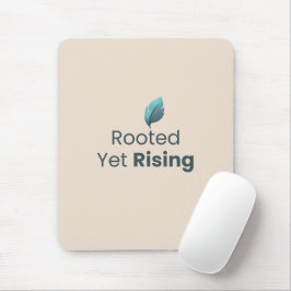 Verwurzelt und doch aufstrebend Minimalistische Mo Mousepad