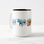 "Verwurzelte" 15 Unze-Tasse Zweifarbige Tasse (Vorderseite Links)