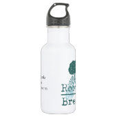 Verwurzelte Atem-Wasser-Flasche (18 Unze) Trinkflasche (Vorderseite)