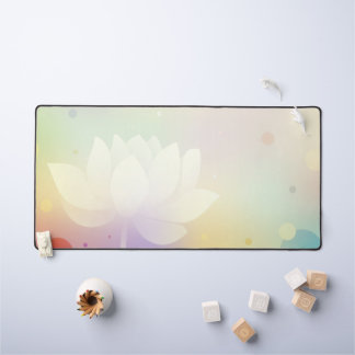 Verwurzelte Eleganz mit Lotus Schreibtischunterlage
