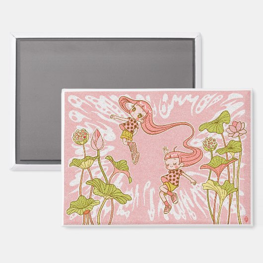 Verwurzeltes Universum Magnet (Vorderseite/Rückseite)