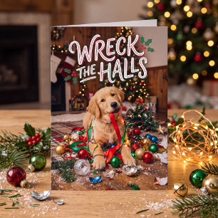 Verwüstet Die Halle Golden Retriever Weihnachten