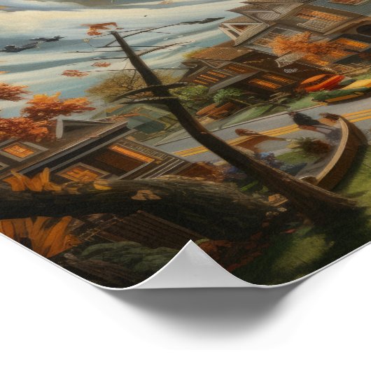 Verwüstung durch Hurrikan - Nachbarschaft - Power Poster (Ecke)