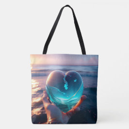 Very beautiful romantic heart picture AI Tasche