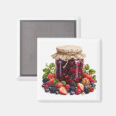Very Berry Jam Magnet   (Vorderseite/Rückseite)