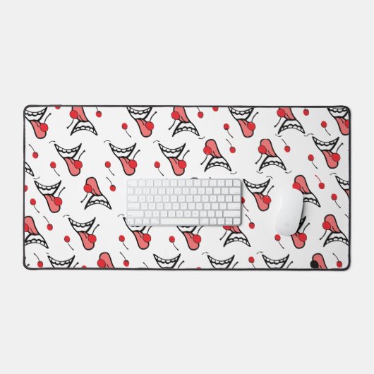 Very Cherry Desk Mat Schreibtischunterlage (Tastatur & Maus)