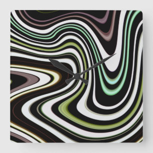 VERY COOL QUADRATISCHE WANDUHR