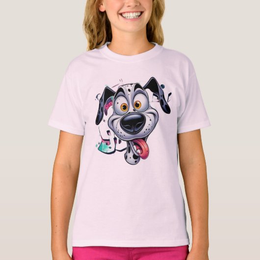 very cute funny happy smiling puppy T-Shirt (Vorderseite)