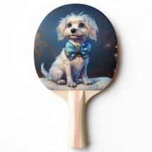 Very Cute Lil Doggie With Blue Bow Tie