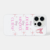 Very Cutesy Pink Aesthetic Phone Case iPhone Hülle (Rückseite (Horizontal))