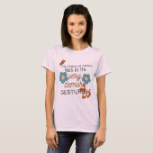 Very Demure Gestures-Gen Z 2026, Pink Women Basic T-Shirt (Vorne ganz)