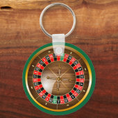 Very Fun American Roulette Wheel Key Chain Schlüsselanhänger (Vorderseite)