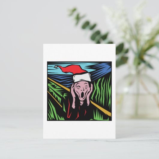 Very Funny Christmas Feiertagspostkarte (Stehend Vorderseite)