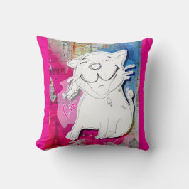 Very Good News Cat Kissen