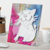 Very Good News Cat Sockelschild (In Situ)