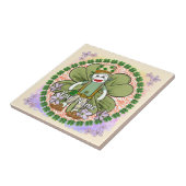 Very Irish Sock Monkey Fliese (Seite)