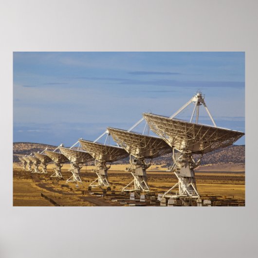 Very Large Array aka National Radio Astronomy Poster (Vorne)