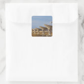 Very Large Array aka National Radio Astronomy Quadratischer Aufkleber (Tasche)