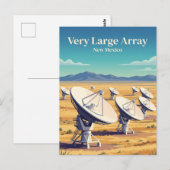 Very Large Array New Mexico Postkarte (Vorne/Hinten)