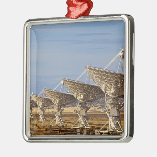 Very Large Array oder National Radio Astronomy Silbernes Ornament (Links)