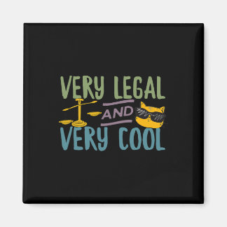 Very Legal And Very Cool Funny Trump Tweet Quote T Magnet