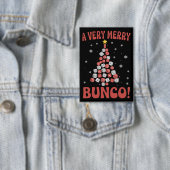 Very Merry Bunco Christmas Tree Dice Game Night Button (Insitu)